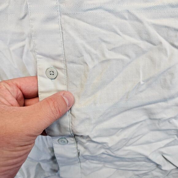 Patagonia Shirt Mens Size XL Blue Organic Cotton‎ Short Sleeve Button Up - Picture 4 of 11